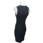 ZARA Black Knit Sleeveless Cami Camisole Knee Length Bodycon Tank Dress Size S Photo 1