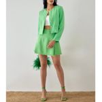 Love Bonito Size 4 Mojito Green Tullie Cropped Suit Jacket Preppy Heritage Chic Photo 13