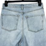 Wild Fable SZ 10/30R Baggy Jeans Highest Rise Distressed Rips Light Wash Blue Photo 5