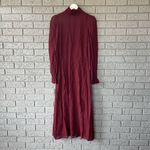 Reformation NWT Stevi Shirred Georgette Midi Dress in Plum Size 4 Photo 2
