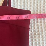 Bombshell body contour maroon maxi dress with horizontal bust cutout & slit NWT Size 8 Photo 2