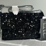 Nicole Miller , black sequin shoulder bag NWT Photo 0
