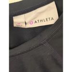 Athleta  Women's long Sleeve Black Swim Top Rashguard Medium Photo 4
