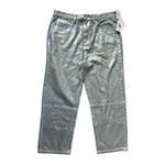 NWT Womems Shoedazzle Jack High Rise Iridescent Ankle Straight Leg Jeans Photo 5