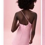 ZARA  Pink One Shoulder Mini Dress Photo 2