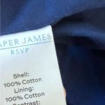 Draper James  RSVP Textured  Blue Blazer w/gold color button SZ S Photo 6