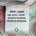 Robert Graham  Paige Palm Ruffle-Trim TropicalPrint Keyhole Top size Medium Photo 7