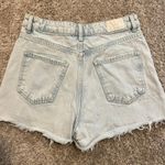 ZARA high waist Denim cut off jeans shorts Photo 1