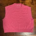 Pink Sleeveless Sweatervest Size Medium Photo 2