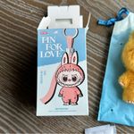 Pop Mart Pin For Love Letter Y Plush Pendant 100% Authentic Yellow Photo 5