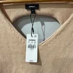 NWT! Express Knit Cutout Sweater V Neck Pink L Back‎ Slash Cutouts Ribbed Trim L Size L Photo 1