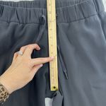 Lululemon  Sz 6 On The Fly Straight Leg Crop Pants 23" Pockets Black W6AVMS Woven Photo 11