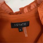 1. State  Orange Tiered Dress Photo 4