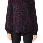 Equipment  Cornelia Button Down Blouse size Small Floral Print Long Sleeves Photo 0