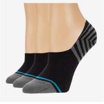 Stance Sensible 2 No Show 3pack Womens Sz. S Black Photo 0