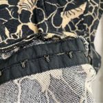 Free People NWT  Womens Shirt Blouse Through The Meadow Black Beige Size Large Photo 8