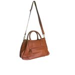 Charming Charlie NWT Faux Leather Orange Satchel Handbag Photo 1