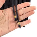 Rhode Black Gina Tiered Wrap Midi Dress 100% Cotton Short Sleeve, Resort Wear, S Photo 10