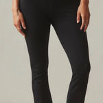 American Giant Ponte Kick Flare Pant Size 10 Made In USA Black Photo 0