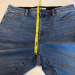 Lands’ End Denim Jeans Women’s Size 18 Inseam 30” Straight Leg High Rise Blue Photo 12