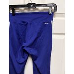 Adidas 014-009  Leggings Womens S‎ blue Climalite 3 Stripes Pants Stretch Active Photo 9