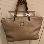 Tory Burch Whipstick Slouchy French Grey satchel bag Photo 0