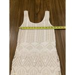 Arden B  Sleeveless Boho Crochet Knit Lined Bodycon Mini Dress White xs/s Photo 4