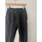 Marine layer  Women's Black Hazel Drapey Jogger Sweatpants Linen Blend Size Small Photo 5