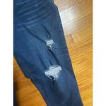 Terra & Sky Boyfriend Jeans Distressed Dark Wash Denim Plus Size 14W Photo 1