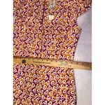 Maeve Anthropologie Cecily Fit & Flare Sweetheart Dress Floral Print Cap Sleeve Photo 4