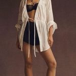 Anthropologie NWT | Linen Tap Shorts in Black | XS Photo 4