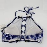 Altar'd State NEW High Neck Tie-dye bikini top, Blue, Medium Photo 3