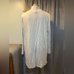 Eileen Fisher Women's Sweater Turtleneck Tunic Tencel Fabric Beige Gray Size XL Photo 4