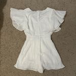 DO+BE white ruffle romper Photo 1