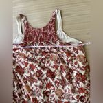 Free People Floral Mini Dress in Red and Cream Photo 5