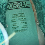 Corral  Brown and Teal Western Boots size 8.5 Photo 5