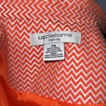 Liz Claiborne Size MP Orange Chevron Blazer Photo 14