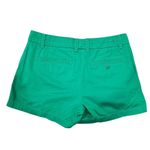 J.Crew Classic Chino Cotton Shorts Women's 8 Green Preppy Academia Country Club Photo 2