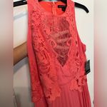 Boston Proper Lace Pleated Occasion Maxi Dress Size 12 Photo 7