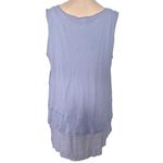 Free People We The Free Lilac Peachy Tee Lace Hem V-Neck Tank Top Size XS Photo 2
