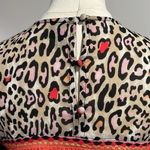 Anthropologie NWOT Bl^nk London Joelle Embroider Leopard peasant blouse XS $128 Photo 8