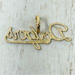 L.A. DODGERS 14K solid script logo pendant by Michael Anthony, NWOT Gold Photo 10