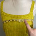 Wild Fable NWT M Yellow Sweater Knit Crop Top Tank Cropped Strappy Sleeveless New Photo 4