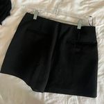 ZARA Black Asymmetrical Skort Photo 3