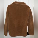Cozy Sherpa Brown Teddy Button Up Jacket Photo 1