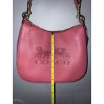 Coach  F72702 Pink Jes Hobo Horse & Carriage Saddle Pebbled Leather Shoulder‎ Bag Photo 11