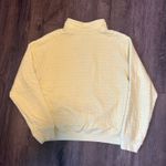 The North Face Light Yellow Half Zip Sweatshirt Photo 4