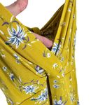 Anthropologie See U Soon Yellow Floral Viscose V-Neck Tank Midi Dress Size M Photo 2