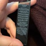 Topshop  Womens 12 Maroon Long Puff Sleeve Chunky Turtleneck Pullover Sweater Photo 7