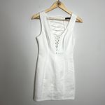 Ark & Co. White Caged Open Back Strappy Mini Dress Photo 3